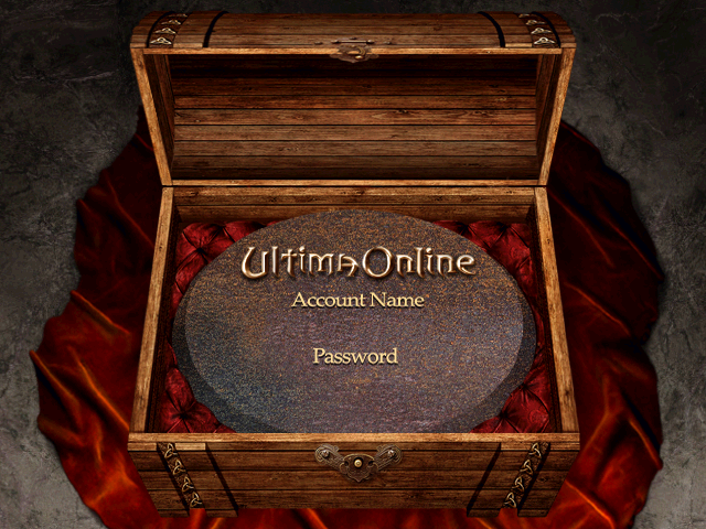 The classic Ultima Online login chest, extracted from the era client